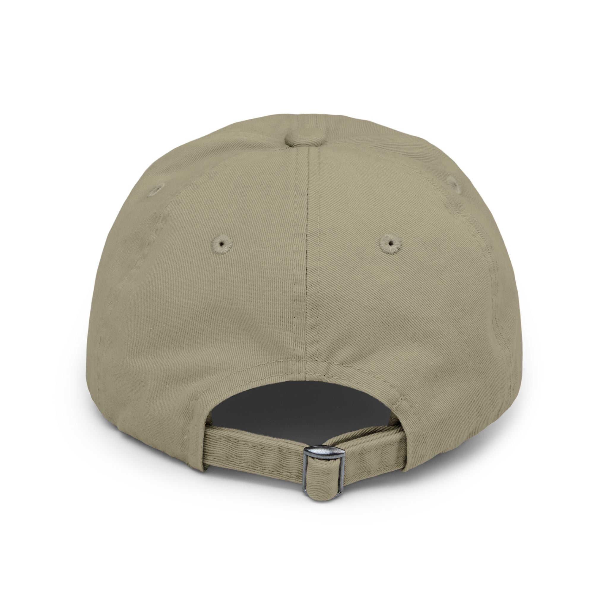 Coffee & Barbells - Unisex Distressed Cap - White Logo