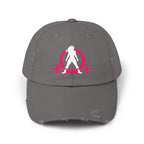Unisex Distressed Cap - Classic Color Logo