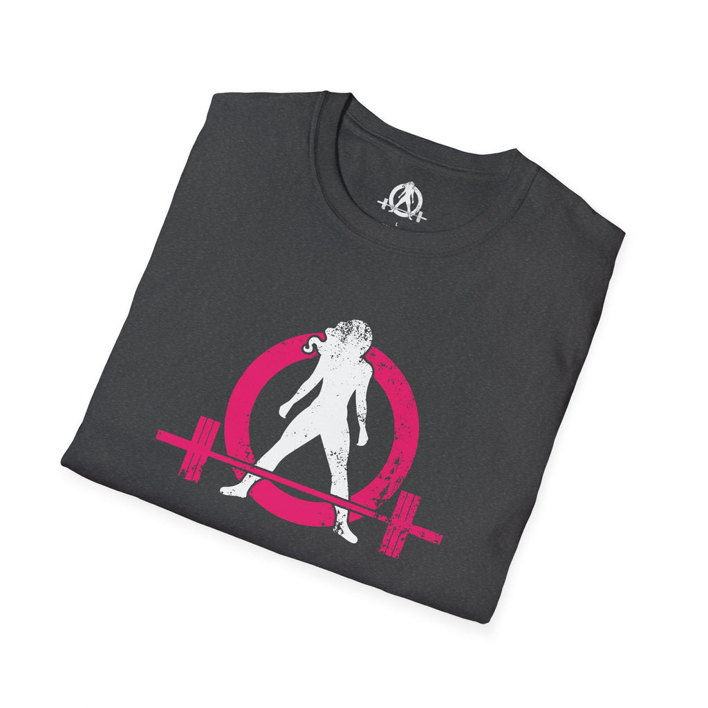 Unisex Softstyle T-Shirt - Color Distressed Logo - Plain Back