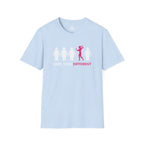 Dare To Be Different - Flex - Unisex Softstyle T-Shirt - Logo Front - Plain Back