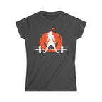 Women's Softstyle Tee - WWLW Halloween -  Pumpkin  Version - Front Logo Plain Back