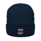 Mom Lifts Heavy – Embroidered Beanie