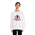 Distressed Logo - Unisex Heavy Blend™ Crewneck Sweatshirt - Color Logo