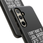 Tough Cases - I Don't Want To Look Skinny I Want To Look Like I Can Kick Your Ass