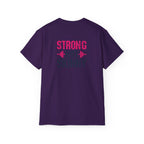 Strong Not Skinny - Unisex Ultra Cotton Tee - Color Distressed Logo