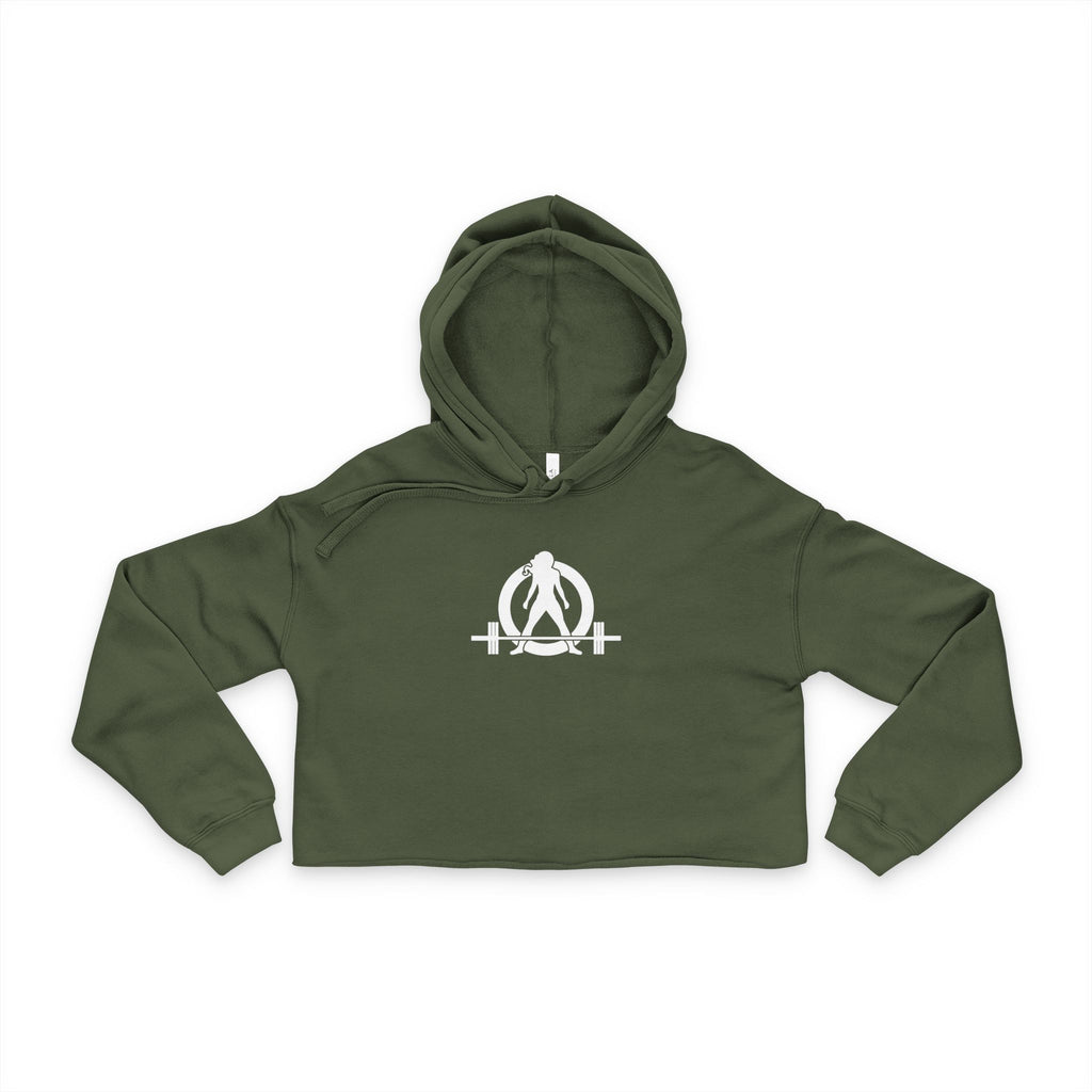 Cropped Hoodie for Women Who Lift Weights - WWLW Classic Collection