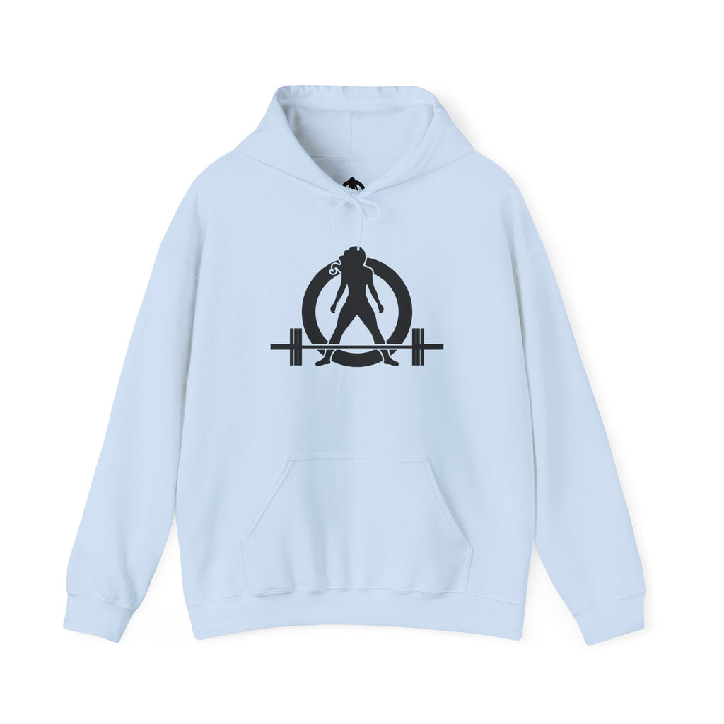 Grandma Lifts - Unisex Heavy Blend™ Hooded Sweatshirt - Black Logo Front & Back