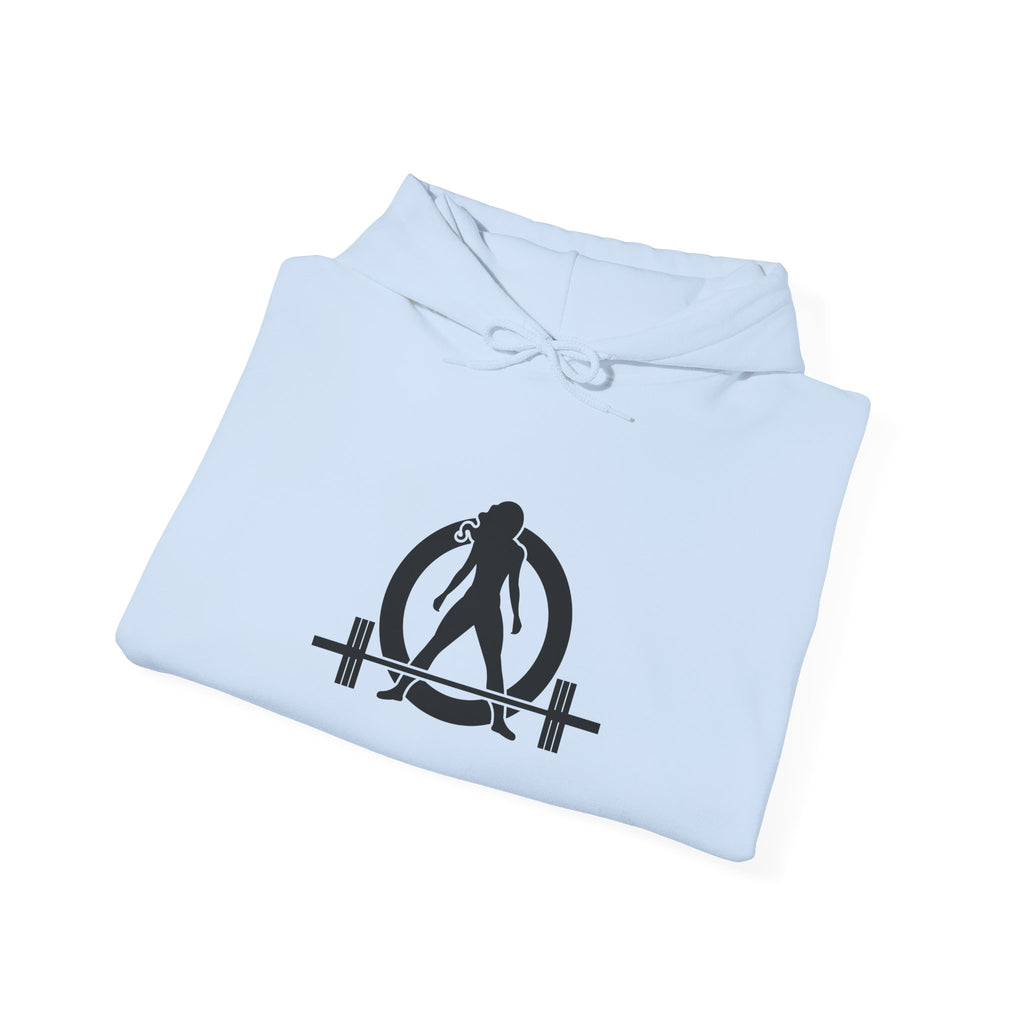 45 + 45 = 135 - Unisex Heavy Blend Hooded Sweatshirt  - Black Logo