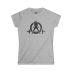 I Could Squat You - Women's Softstyle Tee - Black - Front & Back Logo