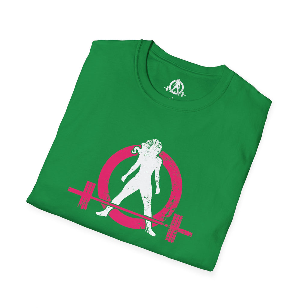 Unisex Softstyle T-Shirt - Color Distressed Logo - Plain Back