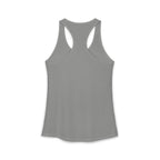 I Could Deadlift You - Women's Ideal Racerback Tank - White Logo - Plain Back