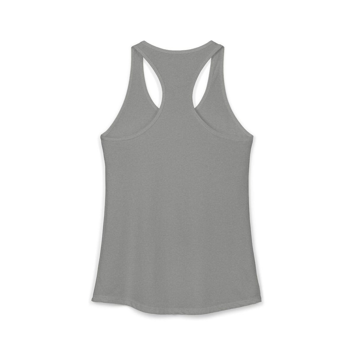 I Could Deadlift You - Women's Ideal Racerback Tank - White Logo - Plain Back