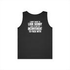 Inconvenient to Fuck With - Black Tank Top - WWLW Front + Slogan Back