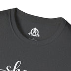 She Is STRONG - Unisex Softstyle T-Shirt - Front White Print