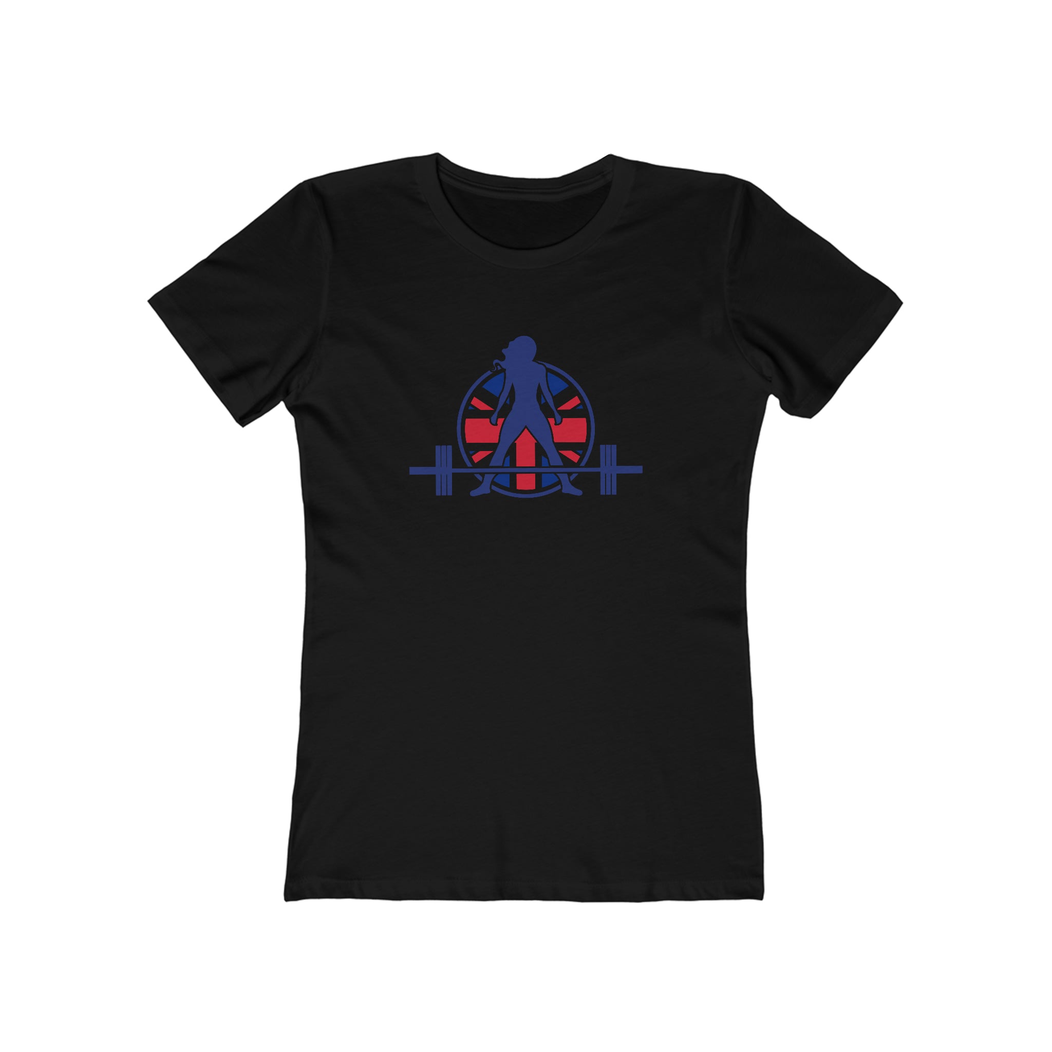 Women's The Boyfriend Tee - UK Light Logo - Plain Back