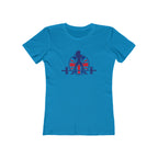 Women's The Boyfriend Tee - UK Light Logo - Plain Back
