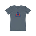 Women's The Boyfriend Tee - UK Light Logo - Plain Back
