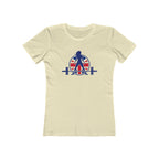 Women's The Boyfriend Tee - UK Light Logo - Plain Back