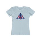 Women's The Boyfriend Tee - UK Light Logo - Plain Back