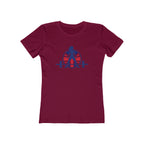 Women's The Boyfriend Tee - UK Light Logo - Plain Back