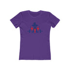 Women's The Boyfriend Tee - UK Light Logo - Plain Back
