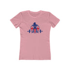 Women's The Boyfriend Tee - UK Light Logo - Plain Back
