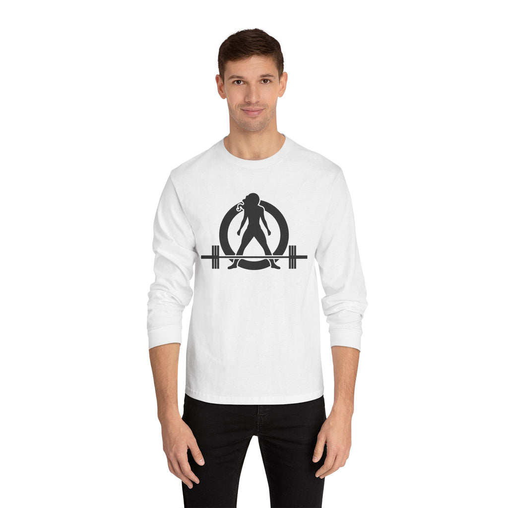 Everything Hurts & I'm Hungry - Unisex Classic Long Sleeve T-Shirt - Black Print on Front & Back
