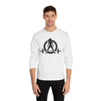 Everything Hurts & I'm Hungry - Unisex Classic Long Sleeve T-Shirt - Black Print on Front & Back