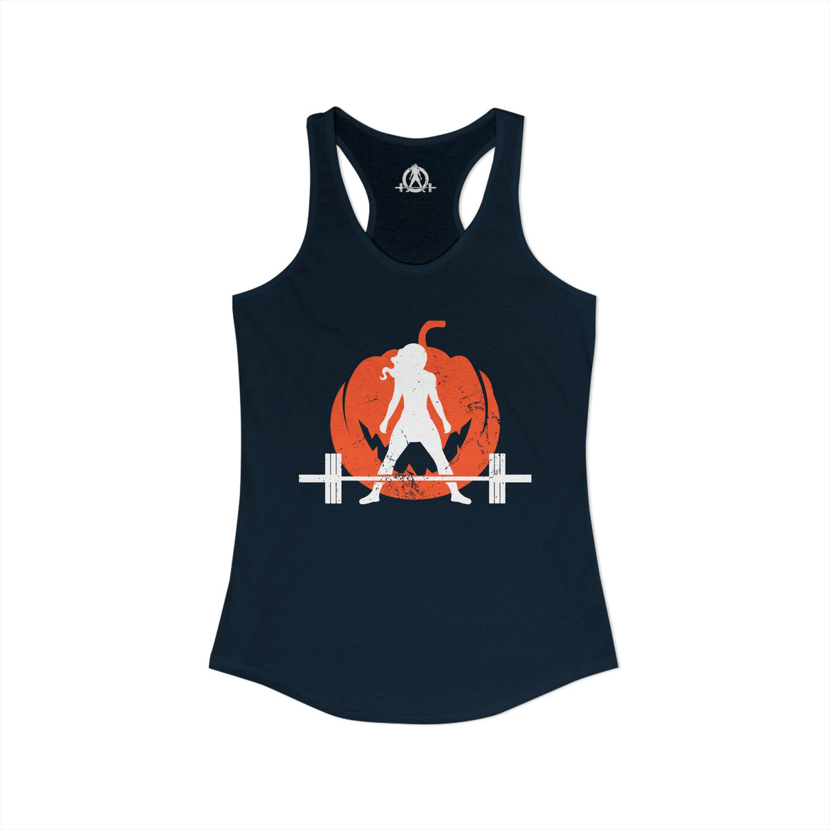Halloween Deadlift Logo V2 - Women's Ideal Racerback Tank - Plain Back