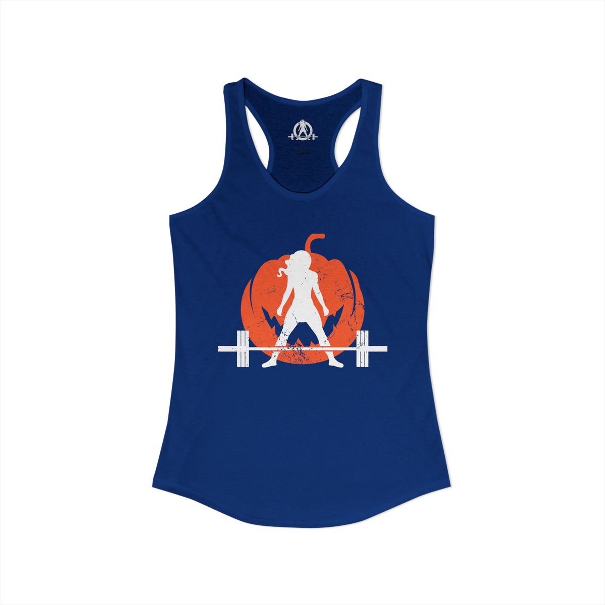 Halloween Deadlift Logo V2 - Women's Ideal Racerback Tank - Plain Back