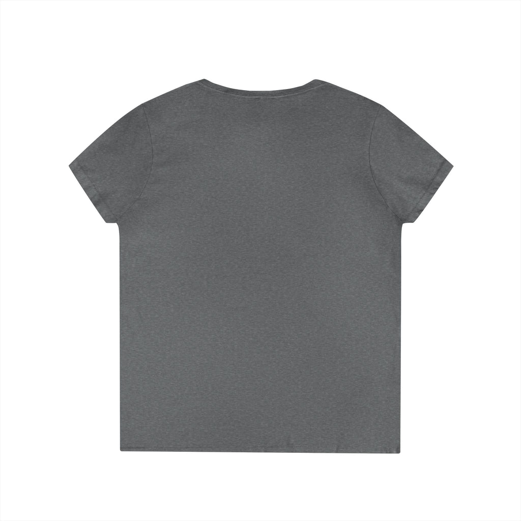 Ladies' V-Neck T-Shirt - Classic Light Logo