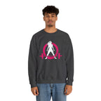 Distressed Logo - Unisex Heavy Blend™ Crewneck Sweatshirt - Inverted Color Logo
