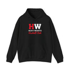 Heavy Weights Barbell Club  - Unisex Heavy Blend Hooded Sweatshirt  - Front Logo