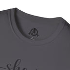 She Is STRONG - Unisex Softstyle T-Shirt - Front Black Print