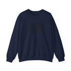 Lift Heavy Shit - Unisex Heavy Blend™ Crewneck Sweatshirt - Black Logo on Front