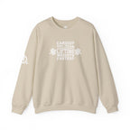 Cardio?  Lift Weights Faster - Unisex Heavy Blend™ Crewneck Sweatshirt - Front  Logo