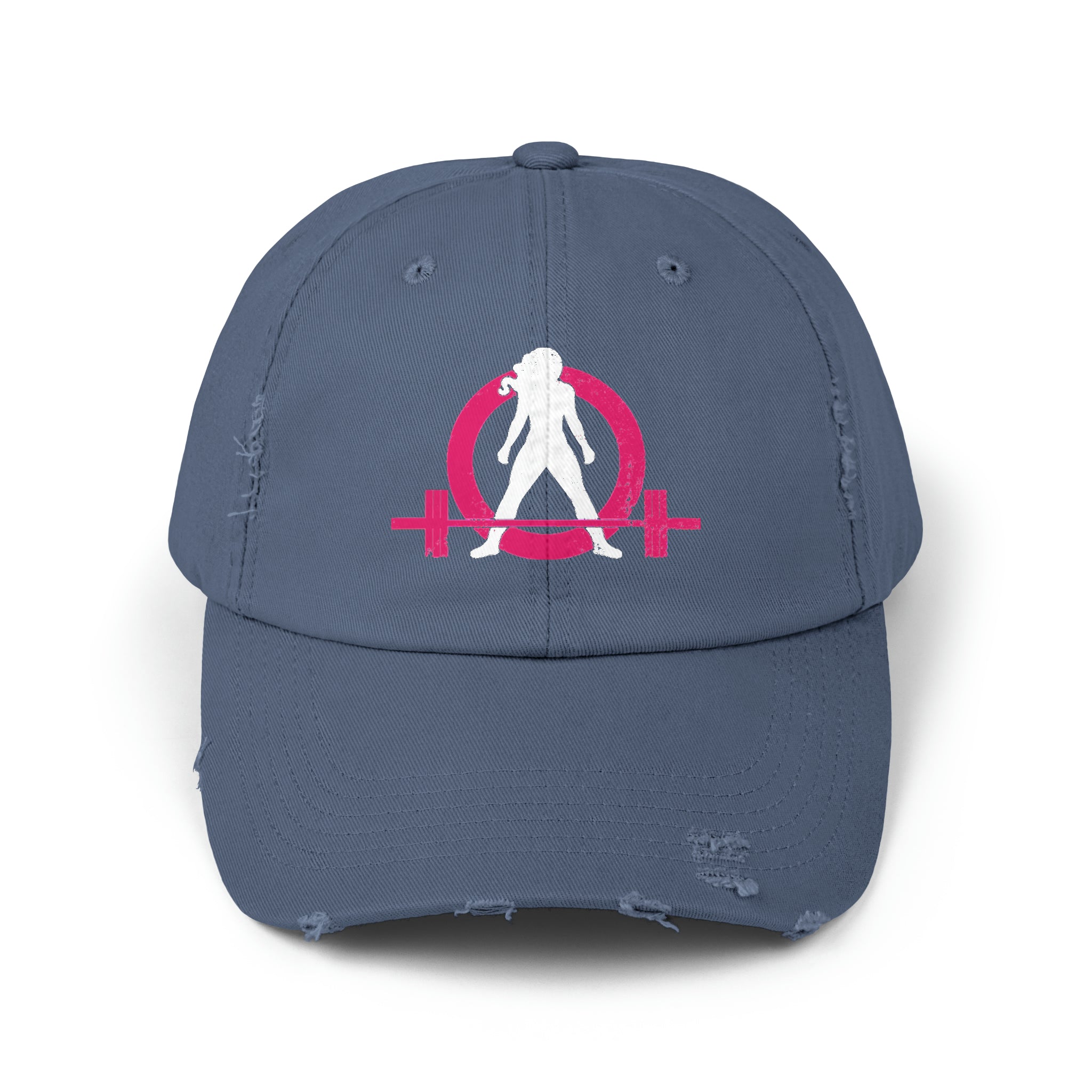 Unisex Distressed Cap - Classic Color Distressed Logo