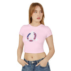 Women's Baby Tee - USA Collection - Dark Logo