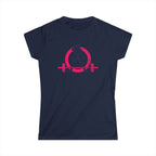Women's Softstyle Tee - WWLW Distressed Color Logo - Plain Back
