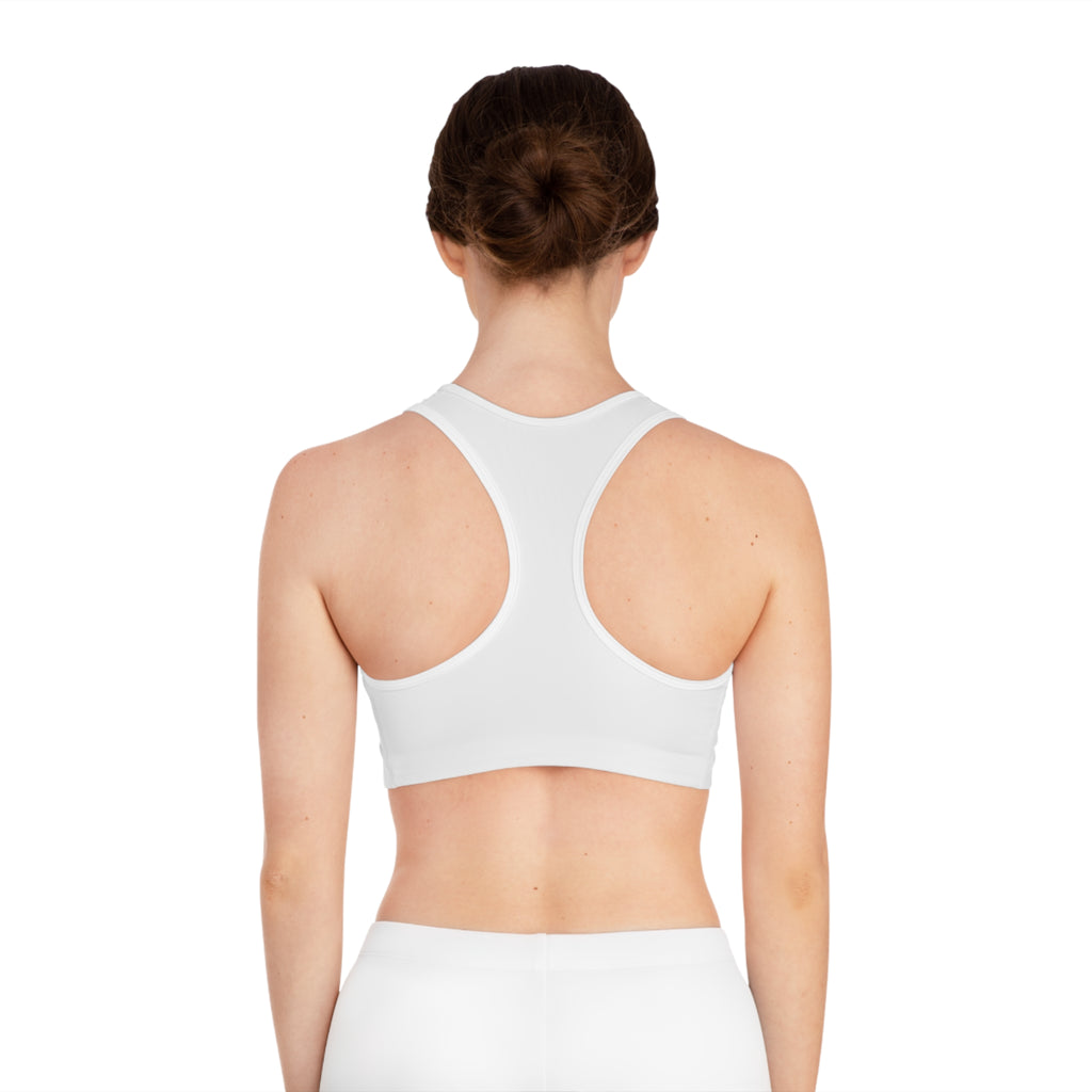 Lift Heavy Swing Fast - Sports Bra (AOP) - Black Logo