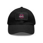 I'm A Barbell Girl - Dad Hat with Leather Patch (Rectangle)