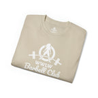 Barbell Club White Classic Logo - Unisex Ultra Cotton Tee