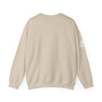 USA Barbell - Unisex Heavy Blend™ Crewneck Sweatshirt - White Logo