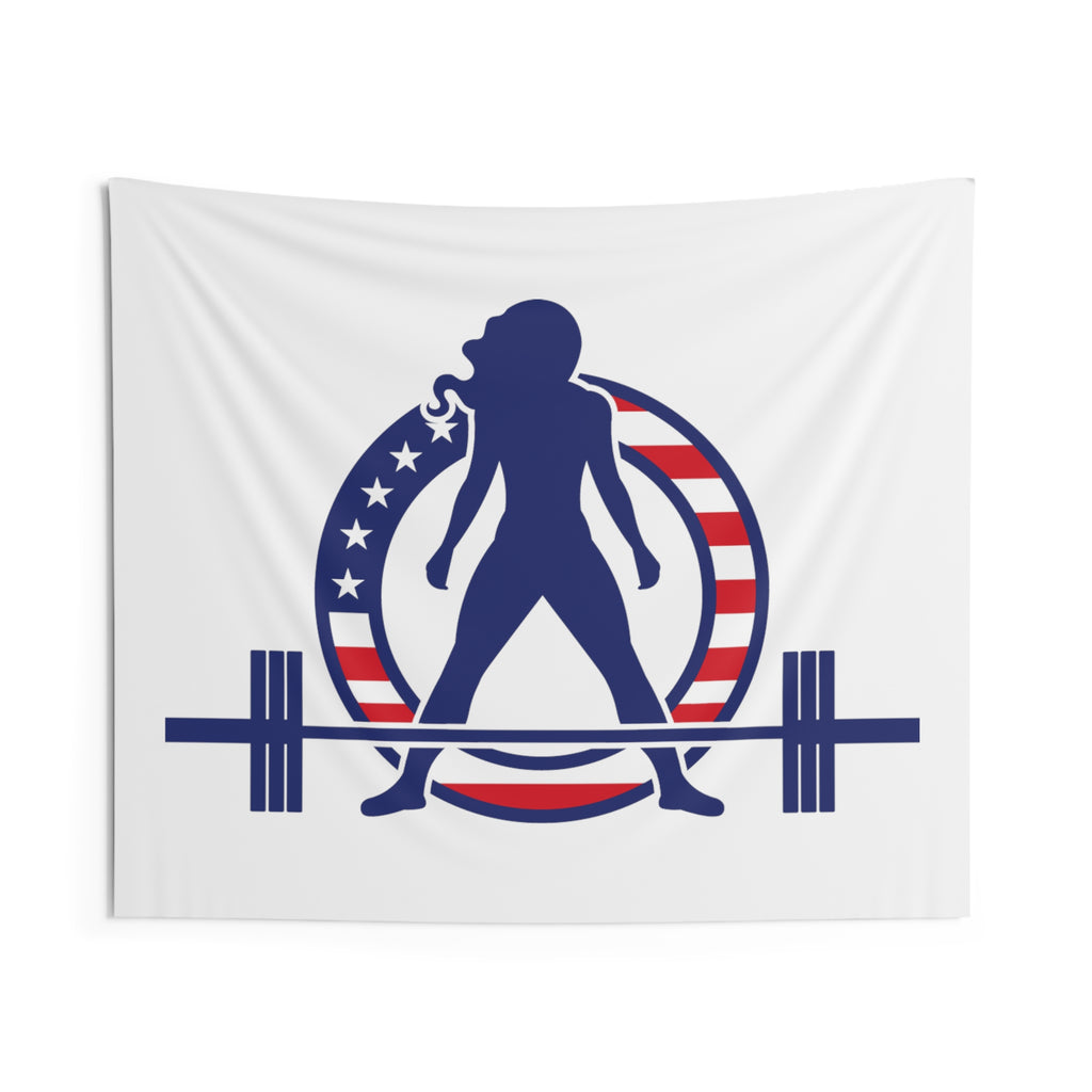 USA Logo - Indoor Wall Tapestries - USA Light Logo