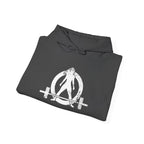 The Bar Is Loaded - Unisex Heavy Blend Hooded Sweatshirt - White Logo