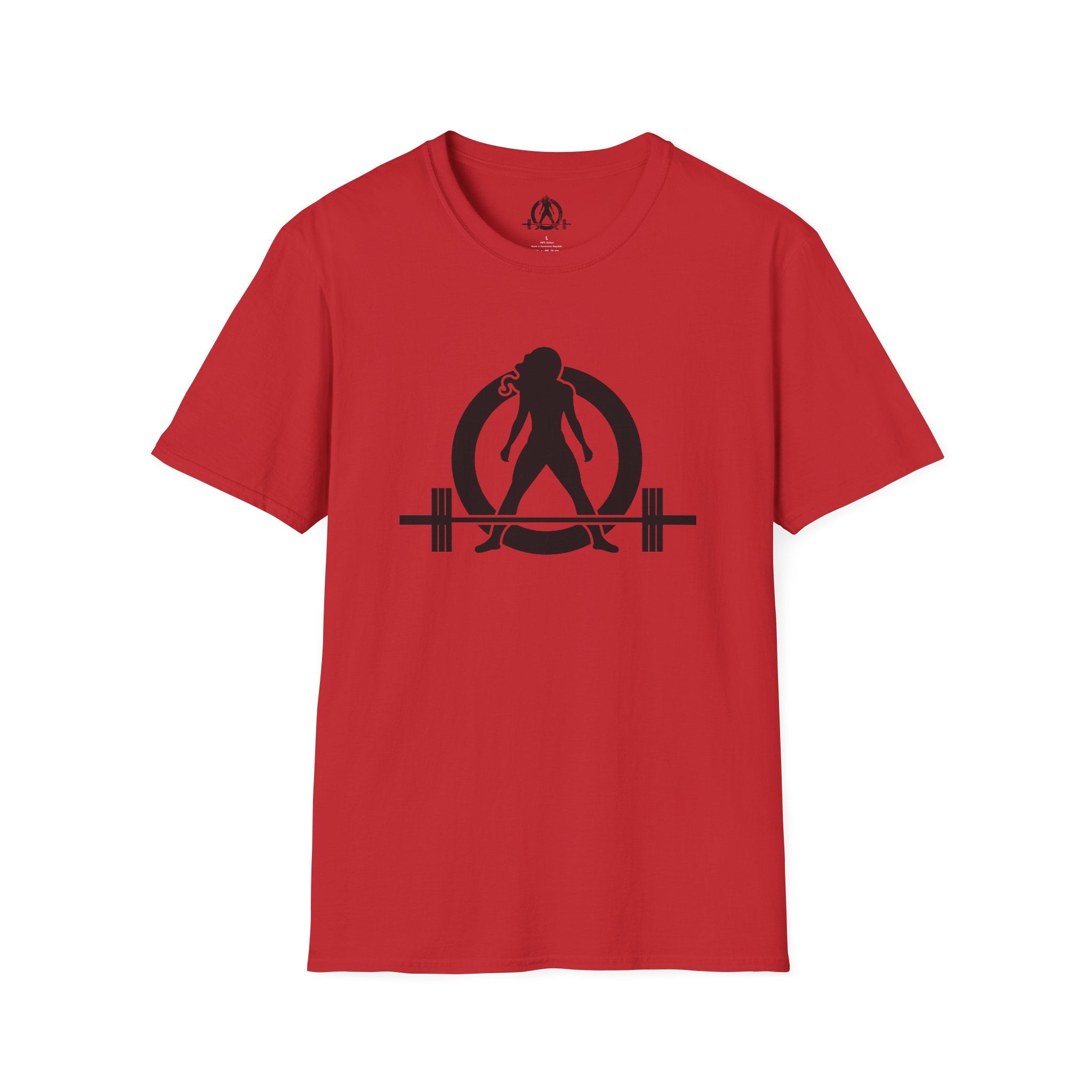 Iron Sharpens Iron - Unisex Softstyle T-Shirt - Black Logo Front & Back