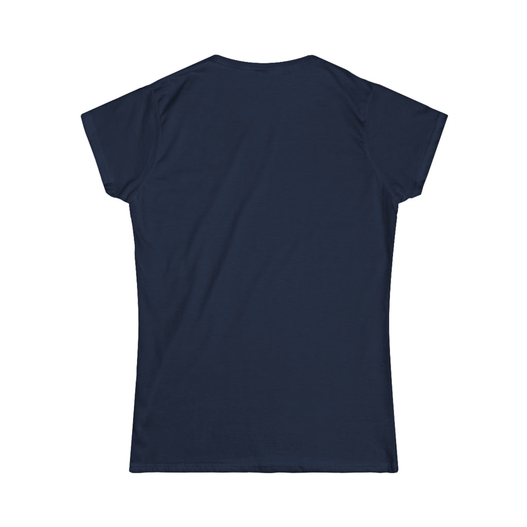 Lift Weights & Hang Out With My Dog - Women's Softstyle Tee - Distressed Color Logo