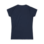 Lift Weights & Hang Out With My Dog - Women's Softstyle Tee - Distressed Color Logo
