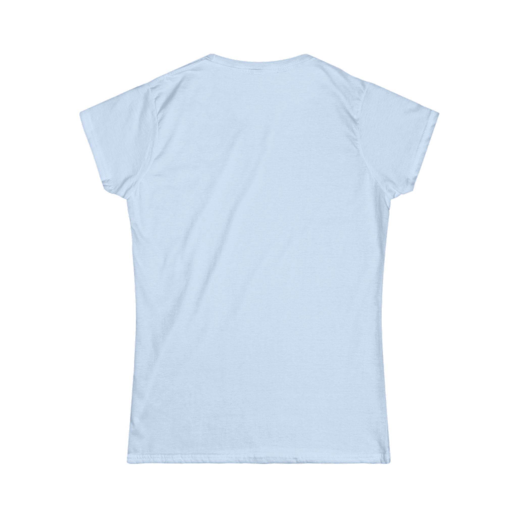 Grandma Lifts t - Women's Softstyle Tee - White Logo Plain Back