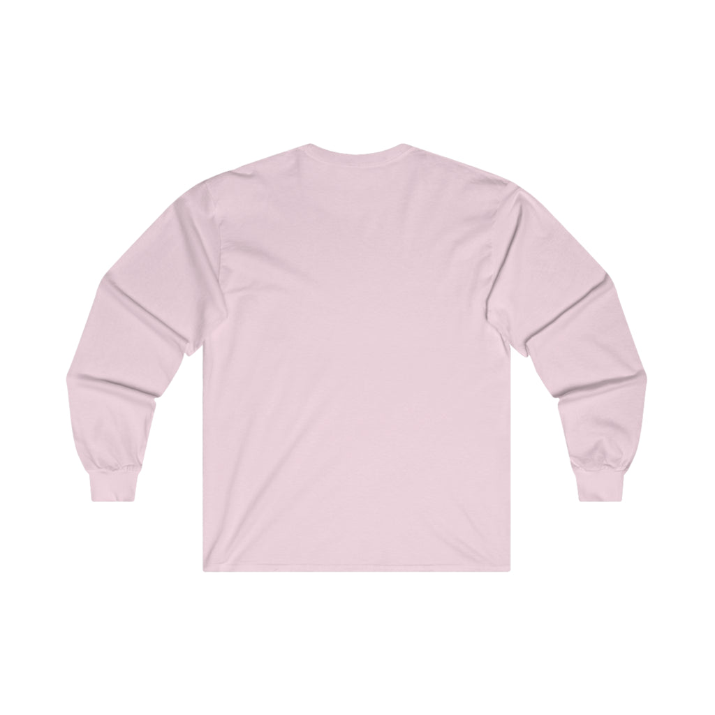 Lift Heavy Shit - Unisex Ultra Cotton Long Sleeve Tee - White Print on Front